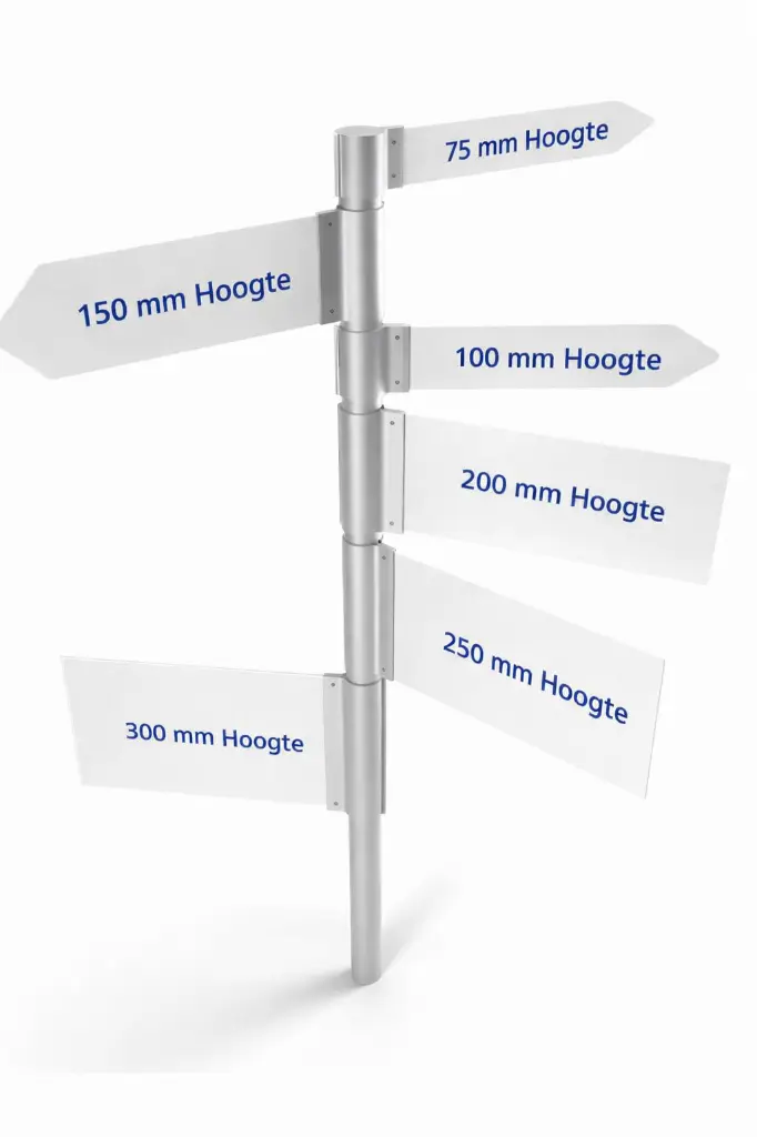 Hoogte-instellingen op een bord.webp