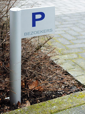 Parkeerbord Vlag | dia 60| 200 x 200 mm