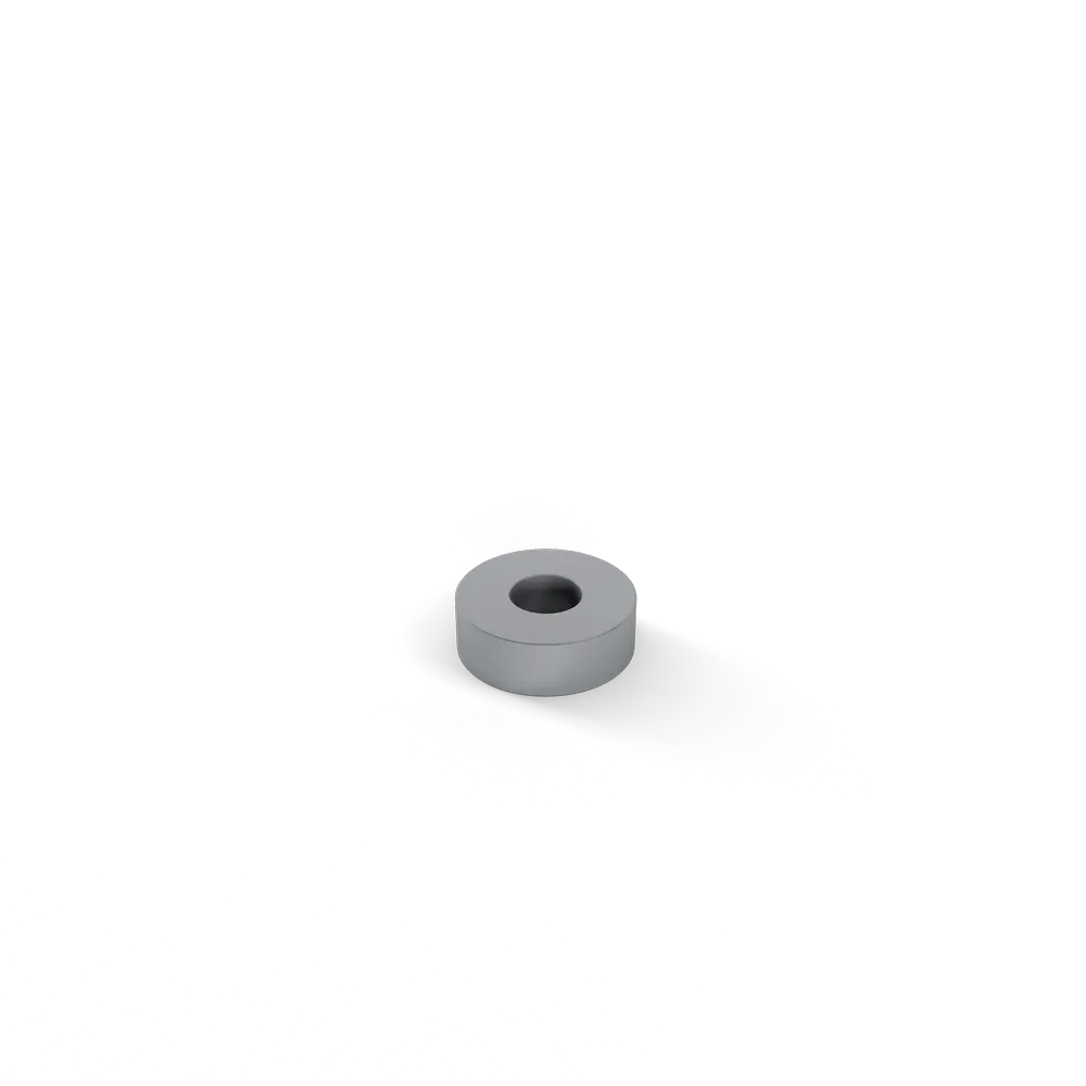 Afstandbus 5mm dia.14mm Mat Chroom