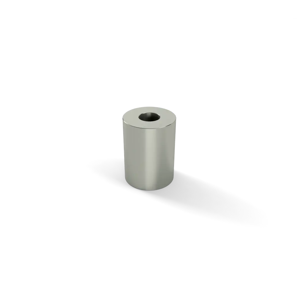 Afstandbus 20mm dia.14mm RVS