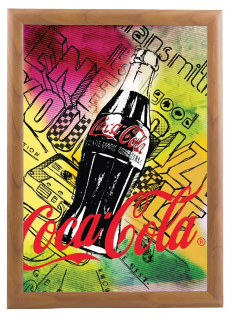 Kliklijst Hout-Look 700 x 1000 (B1) profiel 25 mm