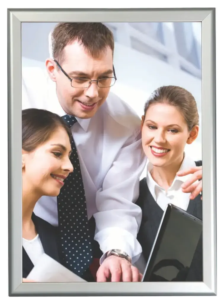 Kliklijst Aluminium 420 x 594 (A2) profiel 32 mm