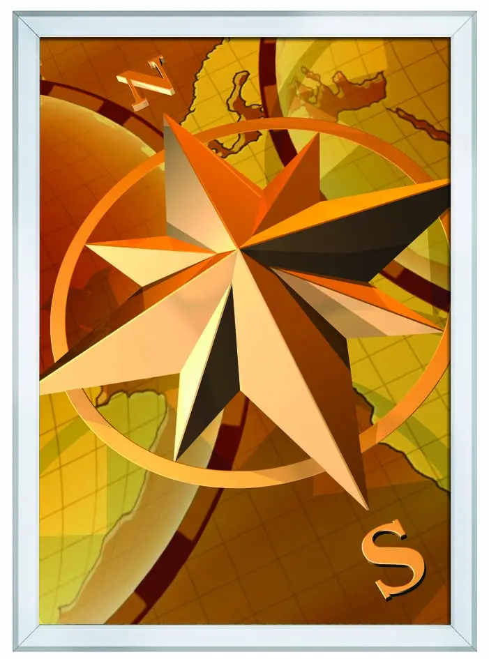 Kliklijst Aluminium 500 x 700 (B2) profiel 20 mm