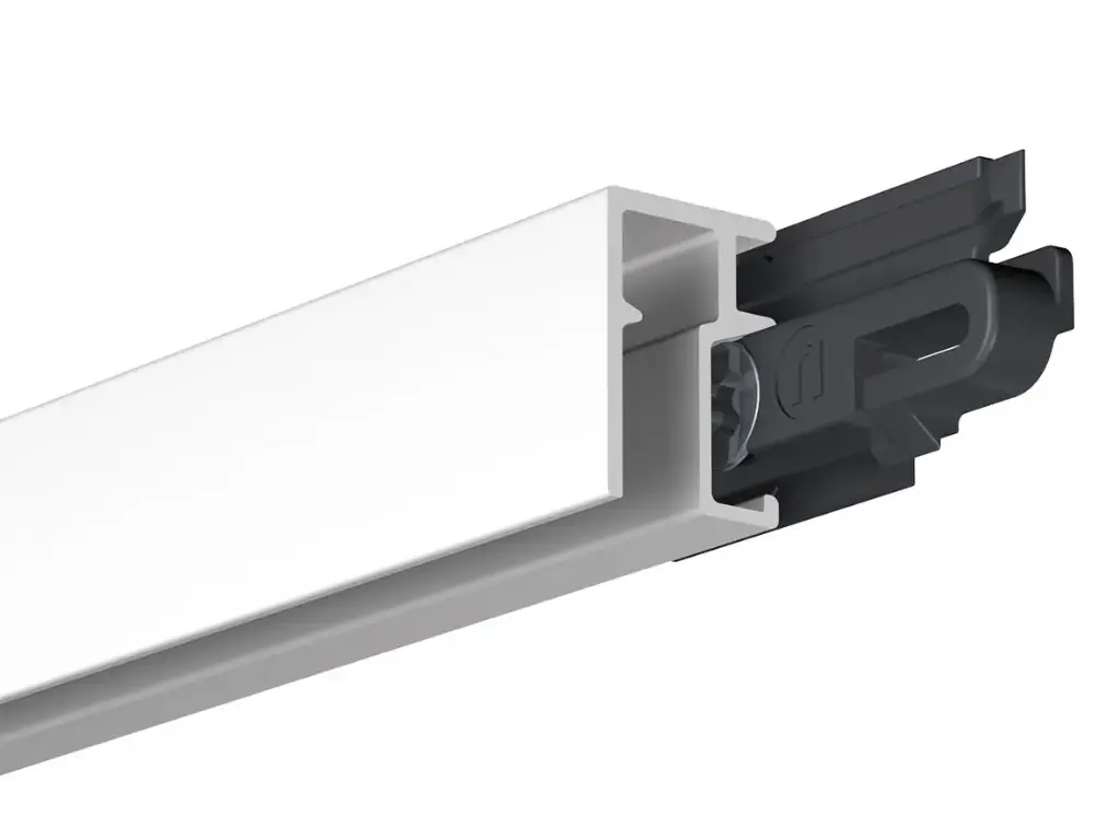 Ophangrail R10 wit lengte 3000 mm