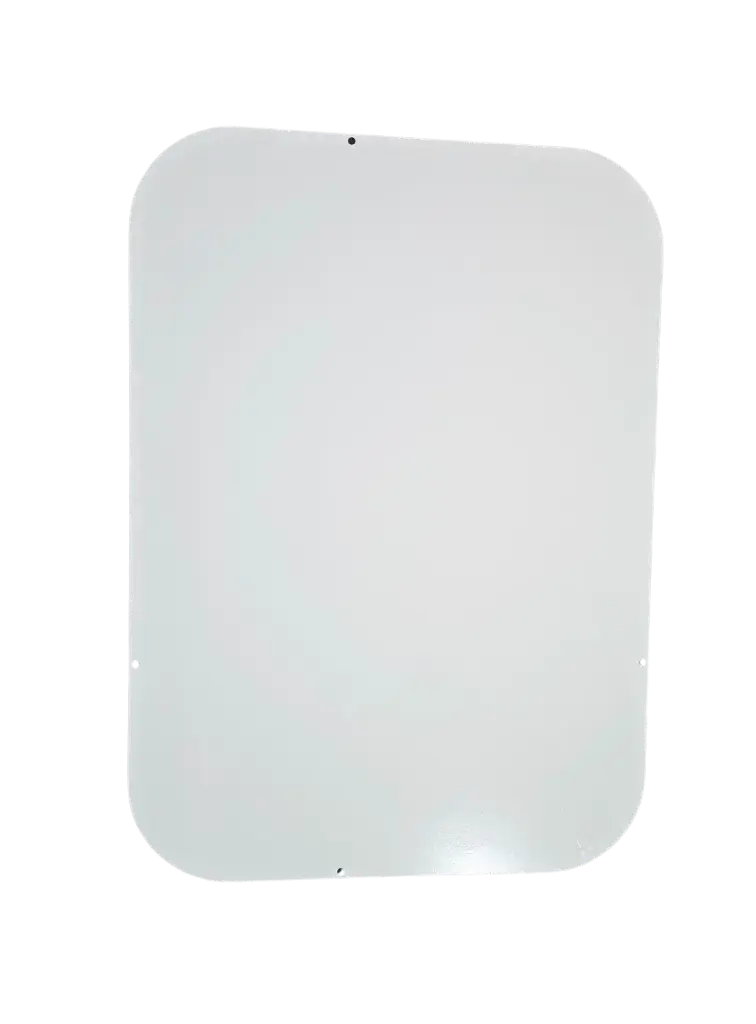 Paneel tbv makelaarsbord 500 x 700mm - Aluminium WIT