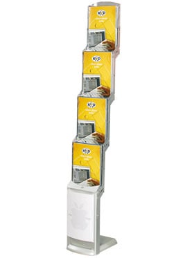 Folderstandaard Realzip Zilver | 4 x A4 