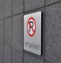 Wandparkeerbord Basic 250x250mm