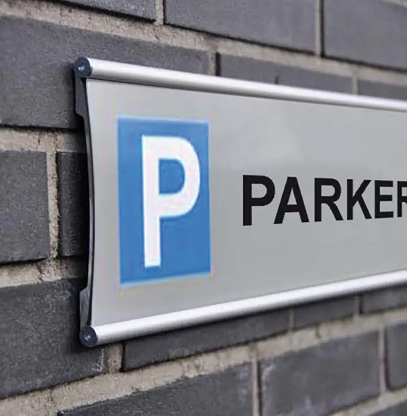 Wandparkeerbord Divers 500 x 120 mm