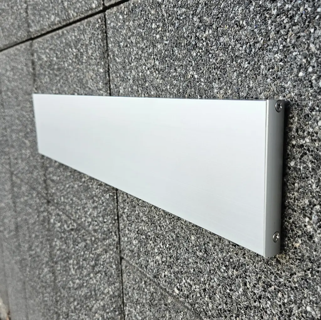 Wandparkeerbord Standing 500 x 150 mm