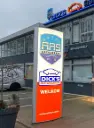 Reclamezuil T200 curve enkelzijdig verlicht 1250 x 3000 mm