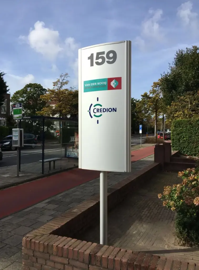Reclamezuil T60 1-paals onverlicht 594 x 2000 mm