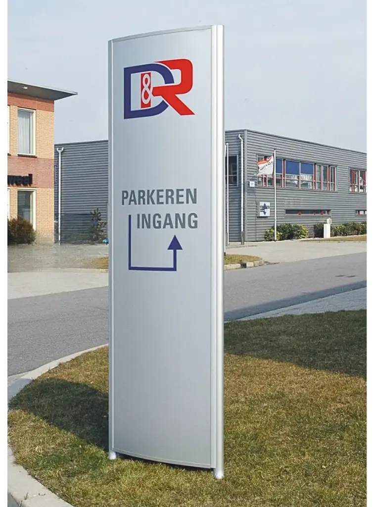 Reclamezuil T60 2-paals onverlicht 720 x 2500 mm