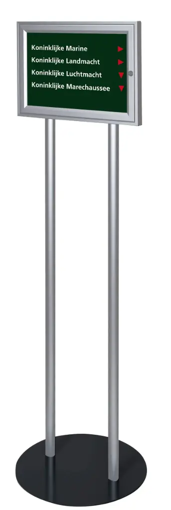 Informatiekast Tradition op voet 550 x 750 x 29 mm