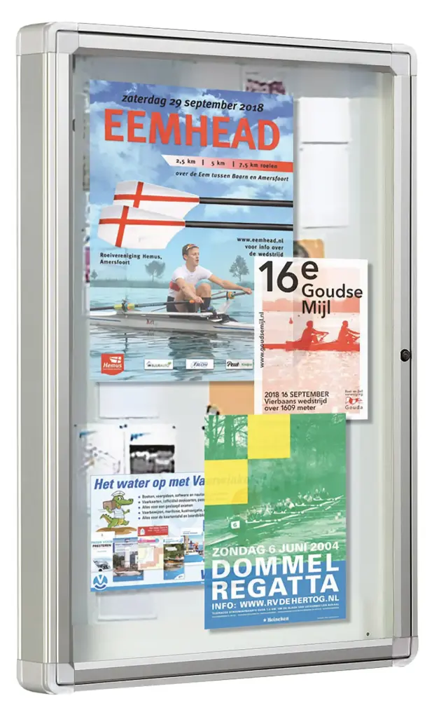 Informatiekast 1000 Dubbelzijdig | 1350 x 1000 x 75 mm