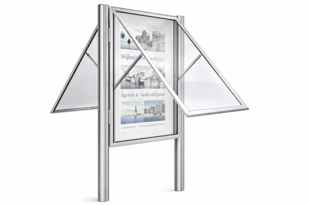 Informatiekast 1000 Dubbelzijdig 1350 x 1000 x 75 mm