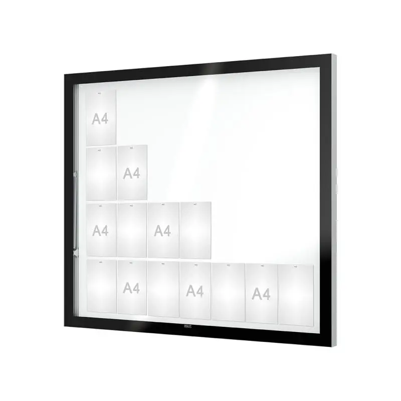 Informatiekast Edge 1600 x 1420 x 80 mm (28xA4)