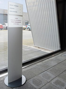 Binnenzuil Lux IX | 4 x A4 - liggend