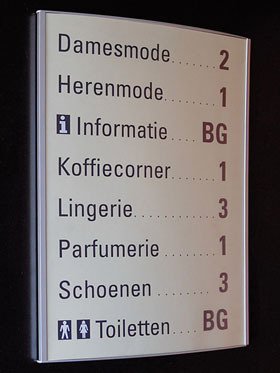 Richtingsborden IX Insert | 420 x 594 (A2)