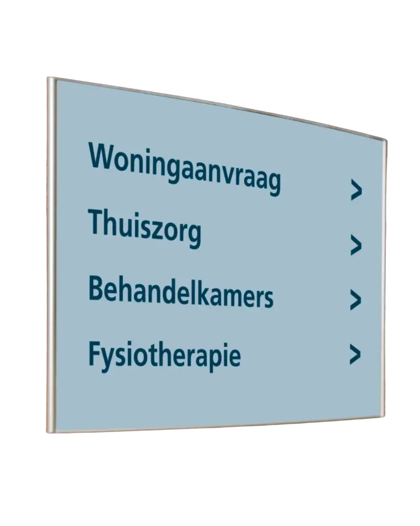 Richtingsbord P 420 x 594 mm (A2) STAAND