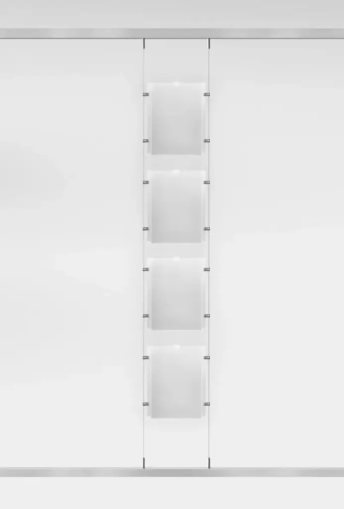 Onverlichte raampresentatie RVS Mini