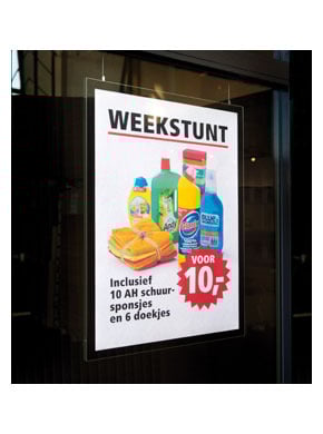Verlichte presentatie Cage | 500 x 700 (B2) mm (dubbelzijdig) 