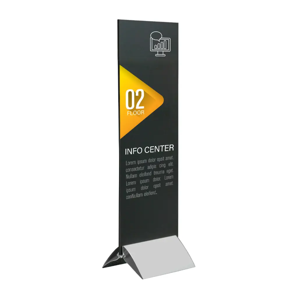 Voet Pressto Alu 100 mm