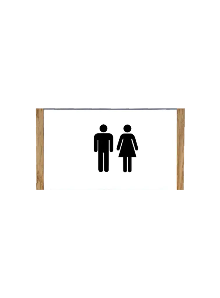 Wandbord H (Hout) 149 x 105 mm A6 LIGGEND