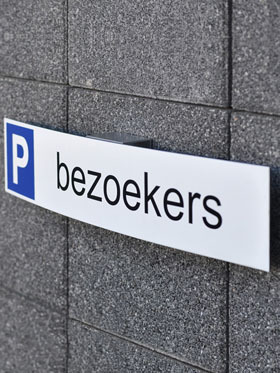 [PROD_KUW010] Wandparkeerbord Kurf | 500 x 100  mm
