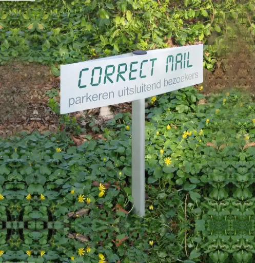 [PROD_OVA125] Parkeerbord Ovaal paneelmaat 500x125mm