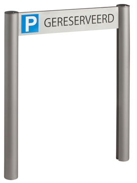 [PROD_STA610] Parkeerbord Standing | dia 60| 500 x 100 mm