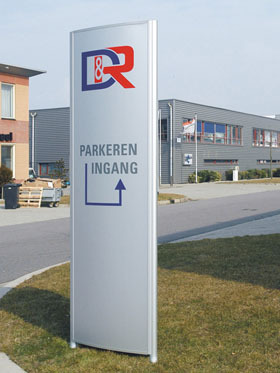 [PROD_T62225] Reclamezuil onverlicht T60 2-paals | 720 x 2500 mm