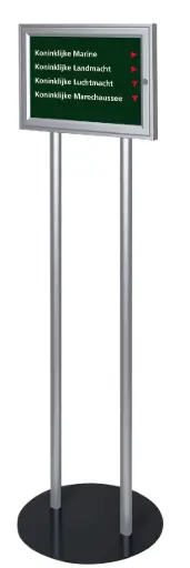[PROD_455001] Informatiekast Tradition op voet 550 x 750 x 29 mm