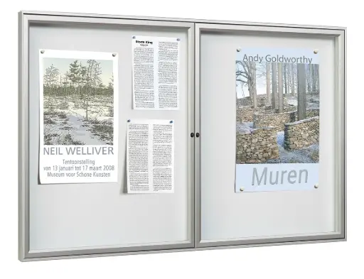 [505076] Informatiekast Tradition Dubbeldeurs 1400 x 1050 x 30 mm