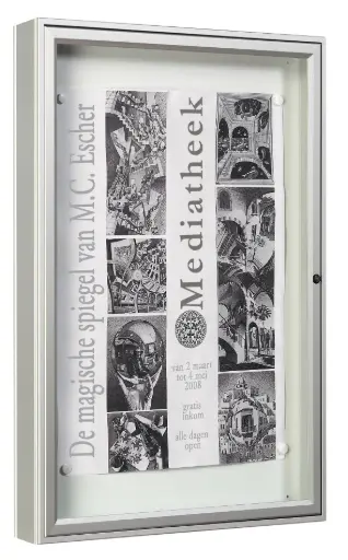 [507352] Informatiekast 1000 enkelzijdig 750 x 1350 x 75 mm