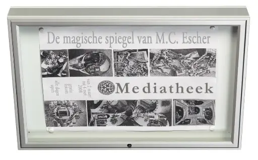 [511421] Informatiekast 1000 Dubbelzijdig 1350 x 1000 x 75 mm