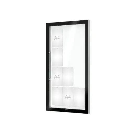 [501100] Informatiekast Edge 760 x 1420 x 80 mm (12xA4)