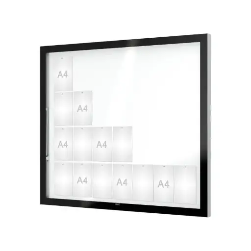 [501102] Informatiekast Edge 1600 x 1420 x 80 mm (28xA4)