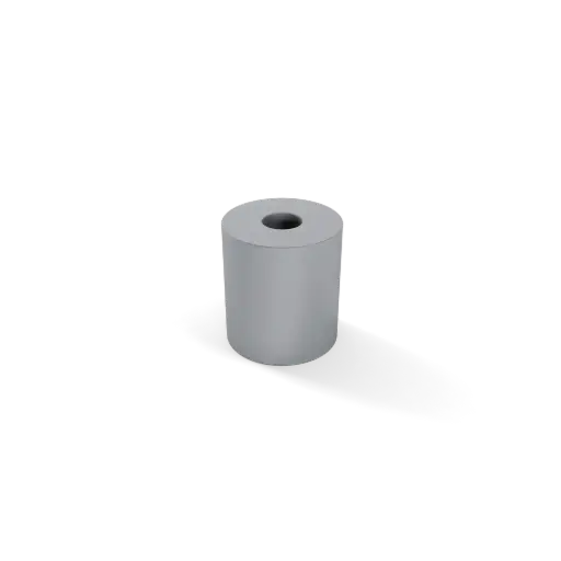 [SIA20MC18] Afstandbus 20mm dia.18mm Mat Chroom