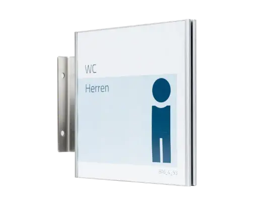 [AH12] Haaks-op-de-muur bord A 297 x 148,5 mm