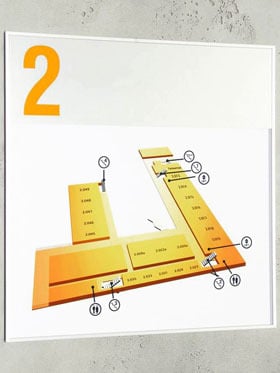 [FOO12] Richtingsborden F | 420 x 594 (A2)