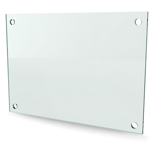 [GL291] Glasplaat 4-gaats 297 x 210 x 4 mm(A4)