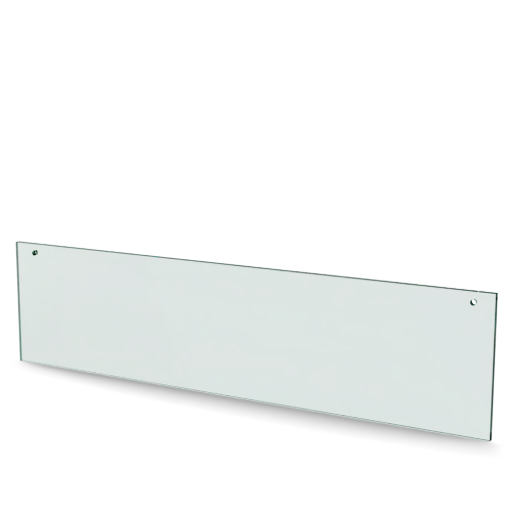 [GL601] Glasplaat 4-gaats 600 x 100 x 4 mm
