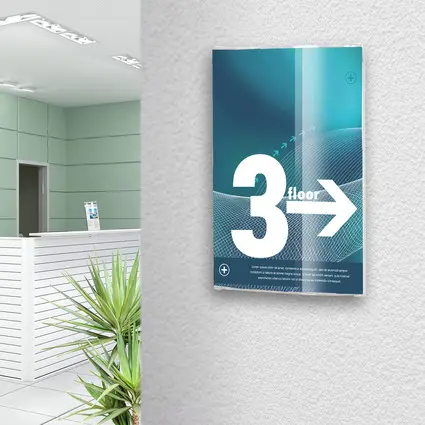 [PQA8L] Informatiehouder Pixquick | 149 x 52 mm