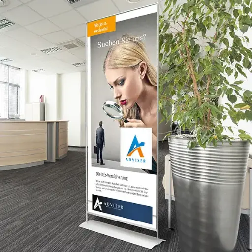 [MMSU206AR] Presentatiebanner Stand Up 550 x 1900 mm