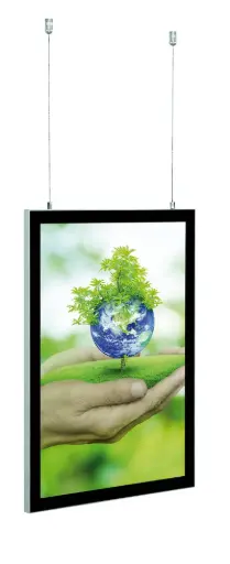 [CAGA4] Verlichte presentatie Cage 210 x 297 (A4) mm (dubbelzijdig)