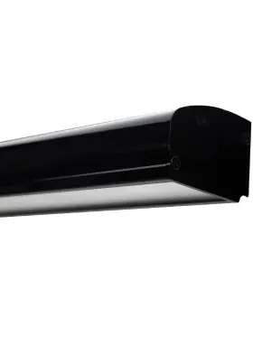 [MTW_ZW1] Verlichtingsrail Mini Zwart op maat