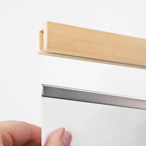 [HUWD5000] Houten hangdisplay tbv posterbreedte 500 mm